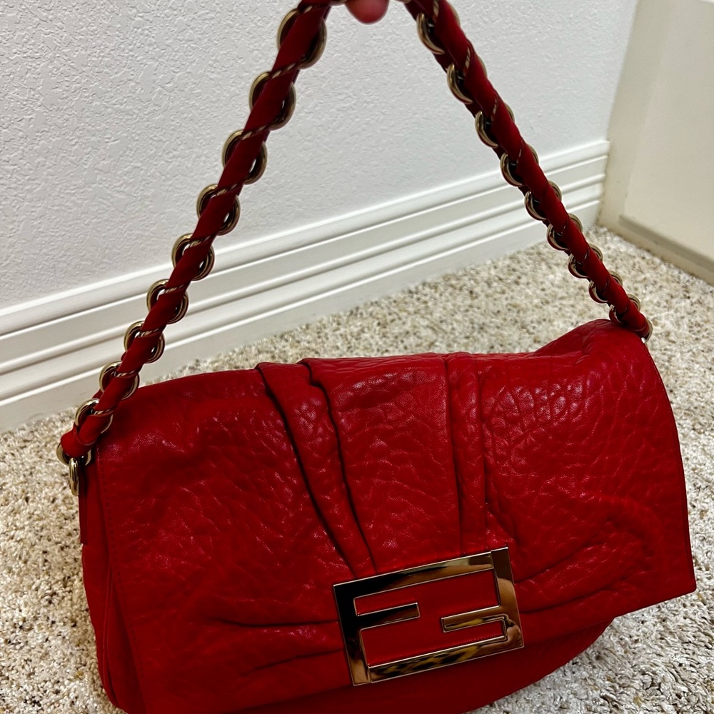 Fendi Mia Flap Shoulder Bag